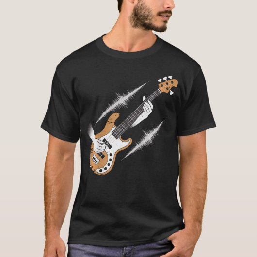 ベースギタリスト ヴィンテージ Tシャツ (正面)