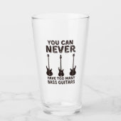 ベースギターが多過ぎることは決してあり得ない タンブラーグラス (正面)