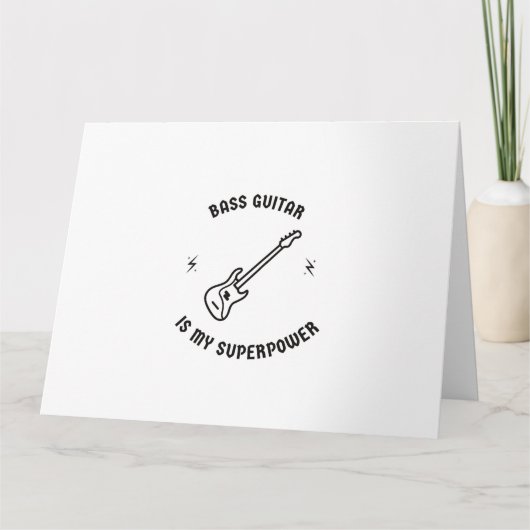ベースギターが私の強み カード (正面)