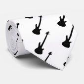 ベースギターのコントラバス奏者 ネクタイ (ロール)