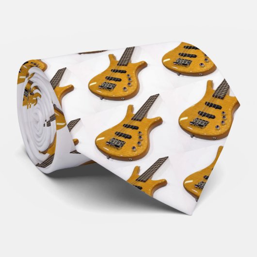 ベースギターのタイ ネクタイ (ロール)