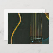 ベースギターのプレゼント ポストカード (正面/裏面)