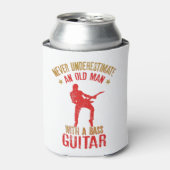 ベースギターを持つ老人を決して過小評価しない 缶クーラー (缶正面)
