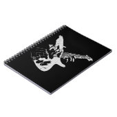 ベースギターギフトベース ノートブック (左側)