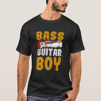 ベースギターグラフィックボーイズ&メンズベースプレーヤー2 Tシャツ