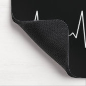 ベースギターハートビート マウスパッド (コーナー)