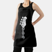 ベースギタープレーヤーのベーシスト エプロン (インサイチュ)