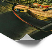 ベースギタープレーヤー ポスター (角)