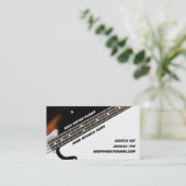 ベースギタープレーヤー 名刺 (スタンド正面)