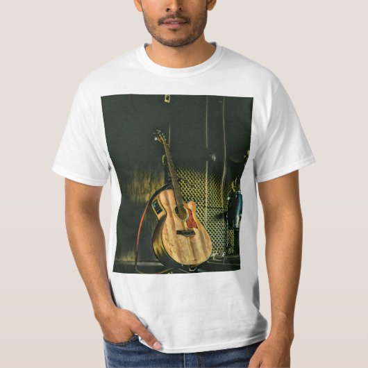 ベースギタープレーヤー Tシャツ (正面)