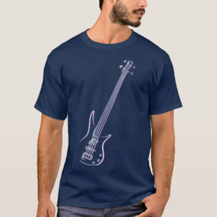 ベースギターミュージカル楽器ベースプレーヤー Tシャツ