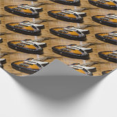 ベースギター低音Eの低音の楽器のひも ラッピングペーパー (角)