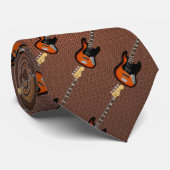 ベースギター天国タイ ネクタイ (ロール)