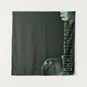 ベースギター奏者へのプレゼント タペストリー (正面)