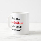 ベースギター遊 コーヒーマグカップ (正面左)