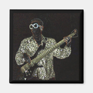 ベースギター音楽の男のサウンドマグネット マグネット