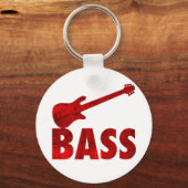 ベースギター キーホルダー (正面)