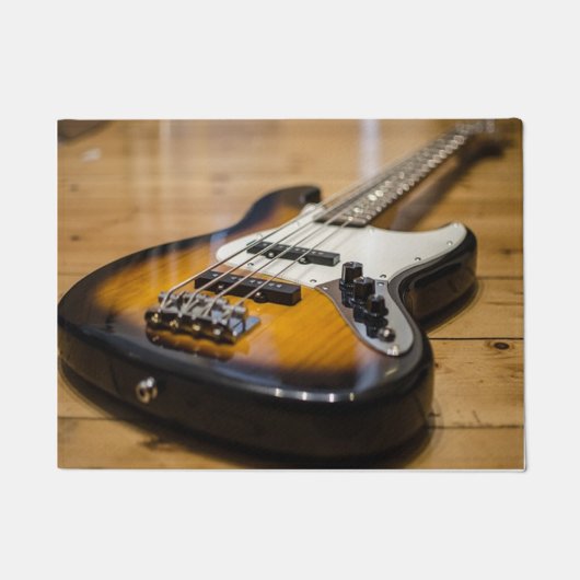 ベースギター ドアマット (正面)