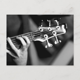 ベースギター ポストカード