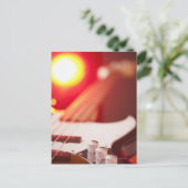 ベースギター ポストカード (スタンド正面)