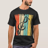 ベースクラリネットシルエット Tシャツ (正面)