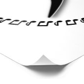 ベースクレフ、 音符記号ミュージックノートデザイン フォトプリント            (角)