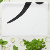 ベースクレフ、 音符記号 キッチンタオル (折り畳み)