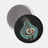 ベースクレフ、 音符記号 マグネット (正面/裏面)