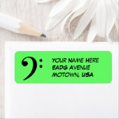 ベースクレフ、 音符記号 ラベル (インサイチュ)