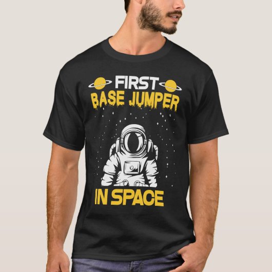 ベースジャンパー宇宙 Tシャツ (正面)