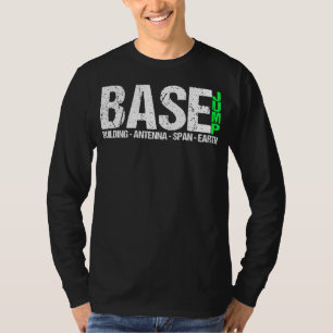 ベースジャンピングパラシュートジャンパーエクストリームスポーツ Tシャツ