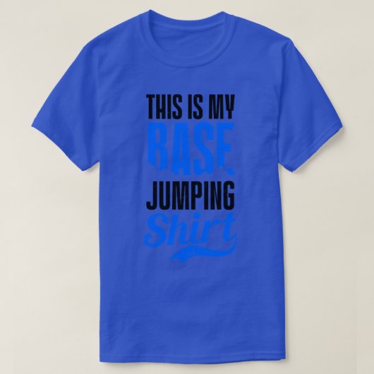 ベースジャンプ私のベースジャンプの衣装(2) Tシャツ (デザイン正面)