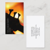 ベースストベースヘッドストックライトフレアミュージシャン 名刺 (正面/裏面)