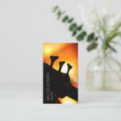 ベースストベースヘッドストックライトフレアミュージシャン 名刺 (スタンド正面)