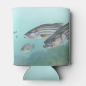 ベースストライプの魚釣り 缶クーラー (裏面)