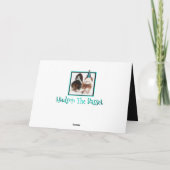 ベースセおもしろいット付きの"Hide & Seek"誕生日カード カード (裏面)