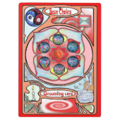 ベースチャクラのカラーイン クリップボード (裏面)