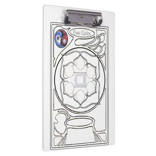 ベースチャクラのカラーイン クリップボード (右)