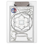 ベースチャクラのカラーイン クリップボード (正面)