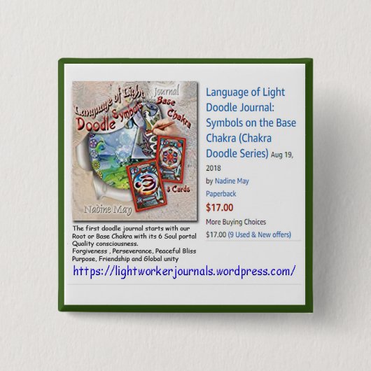 ベースチャクラボタン 缶バッジ (正面)