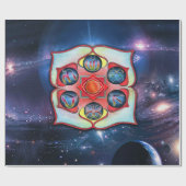 ベースチャクラ ラッピングペーパー (フラット)