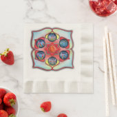 ベースチャクラ 縁ありランチョンナプキン (インサイチュ)