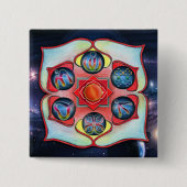 ベースチャクラ 缶バッジ (正面)