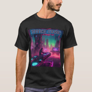 ベーステクノトランスレースDJグラフィック – Futur Vibes Tシャツ