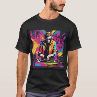 ベーステクノトランスRaves DJグラフィック Tシャツ