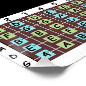 ベースノートポスター紙（半光沢） ポスター (コーナー)