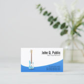 ベースプレイヤーギタリストミュージシャン 名刺 (スタンド正面)