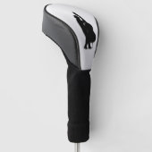 ベースプレイヤーシルバー ゴルフヘッドカバー (アングル)