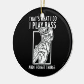ベースプレイヤーバスギター セラミックオーナメント (左)