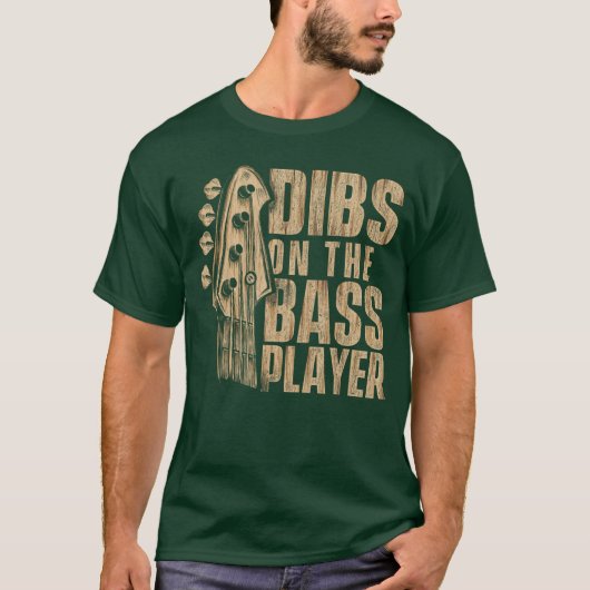 ベースプレイヤー+ベーシスト+ギタリスト Tシャツ (正面)